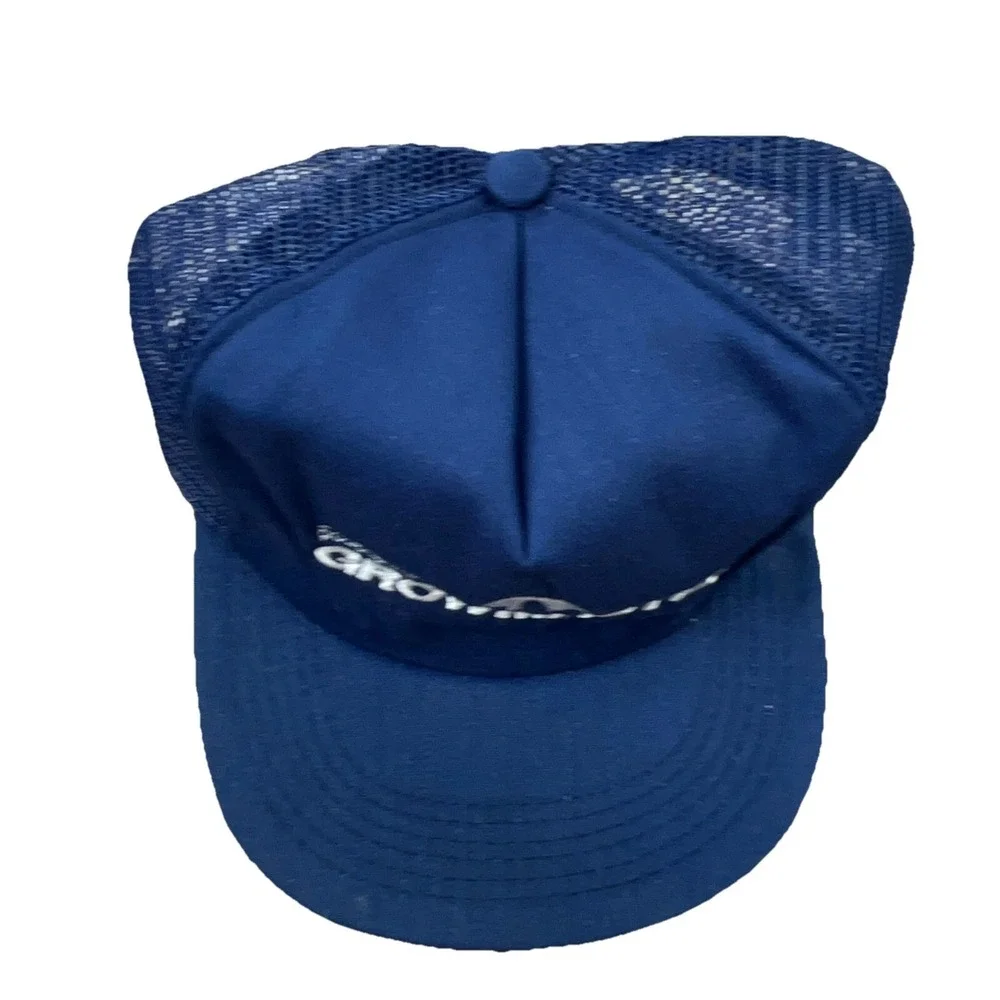 Vintage Southern States Trucker Hat Cap Snap Back USA Growmaster Seed Farm 80s‎
